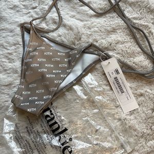 Frankies Bikinis / Kith collab. All over print reflective Mackenzie Bottom.